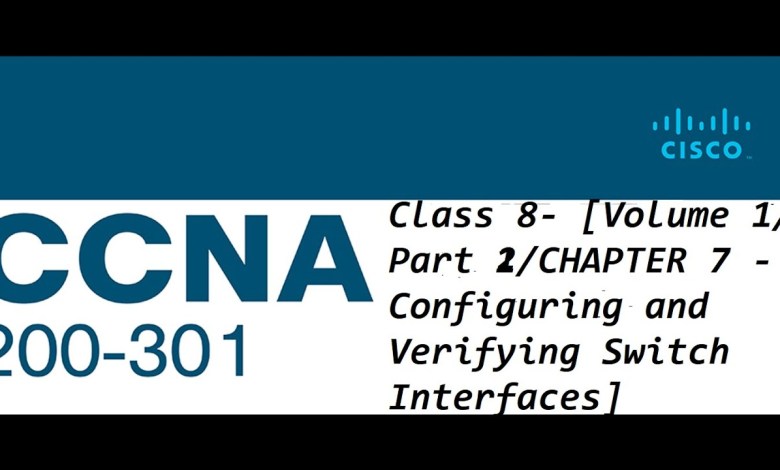 CCNA 200-301 Class 8- [Volume 1/ Part 1/CHAPTER 7 – Configuring CCNA 200-301 Class 8- [Volume 1/ Part 1/CHAPTER 7 – Configuring