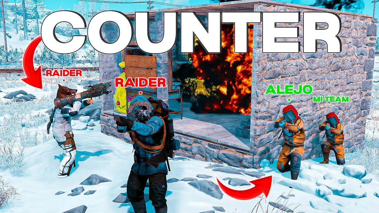 We countered a RAID and STEAL ALL THIS from them! – Rust We countered a RAID and STEAL ALL THIS from them! – Rust