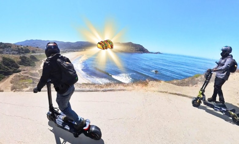 Riding Electric Hyper Scooters to The World’s Most Beautiful Taco Riding Electric Hyper Scooters to The World’s Most Beautiful Taco