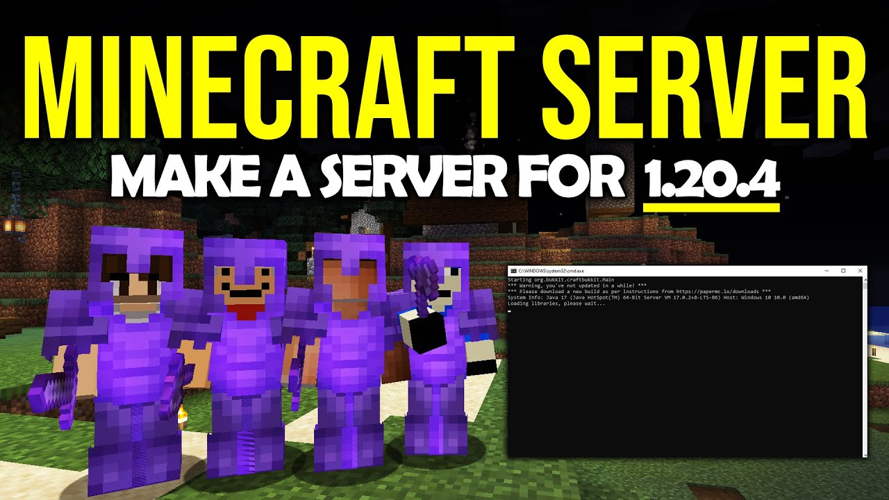 How To Make a Minecraft Server for 1.20.4 How To Make a Minecraft Server for 1.20.4