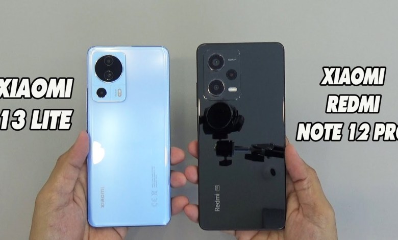 Xiaomi 13 Lite vs Xiaomi Redmi Note 12 Pro | Benchmark Xiaomi 13 Lite vs Xiaomi Redmi Note 12 Pro | Benchmark