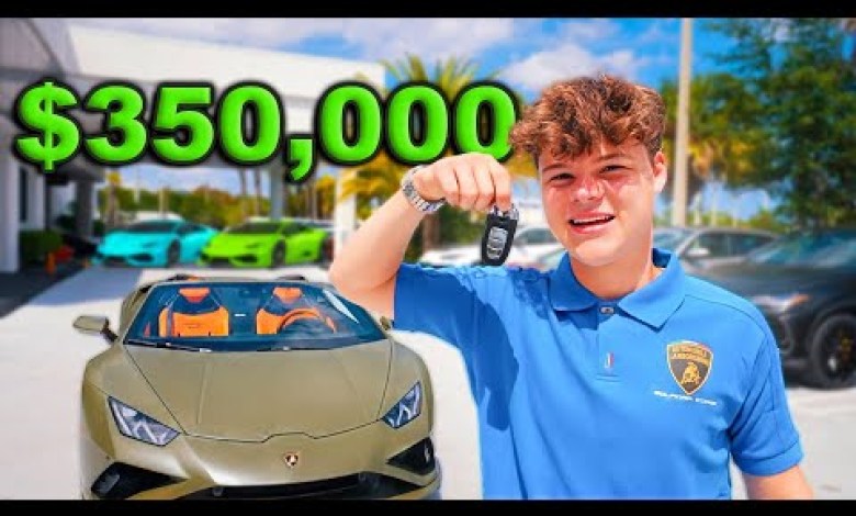 Buying a Lamborghini at 19 Years Old Buying a Lamborghini at 19 Years Old