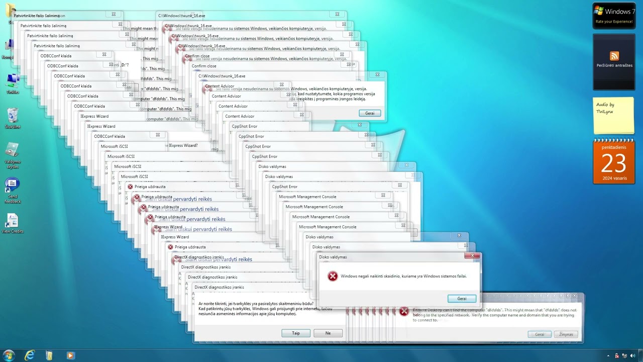 Windows Project 07′ Crazy Error Windows Project 07′ Crazy Error