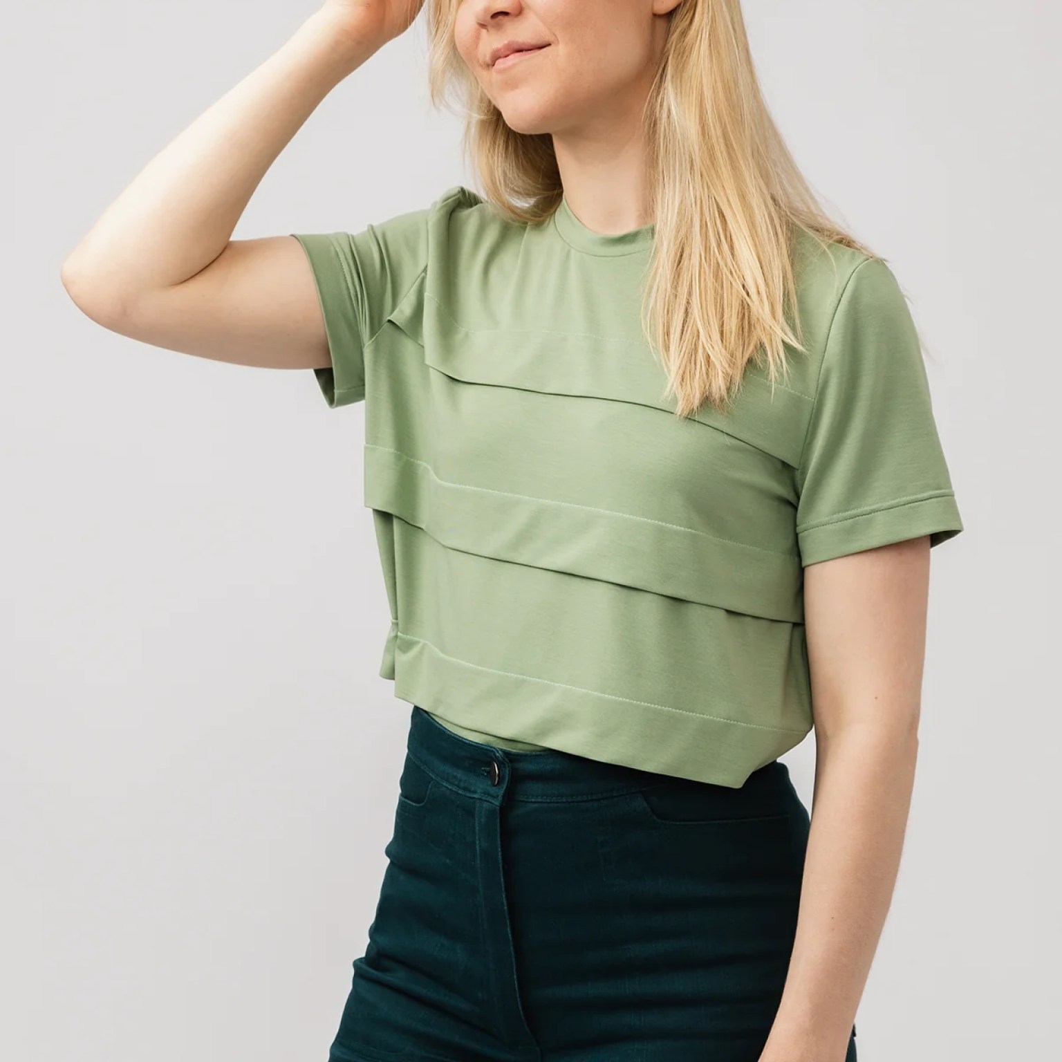 Laurie Pleated Tee Laurie Pleated Tee