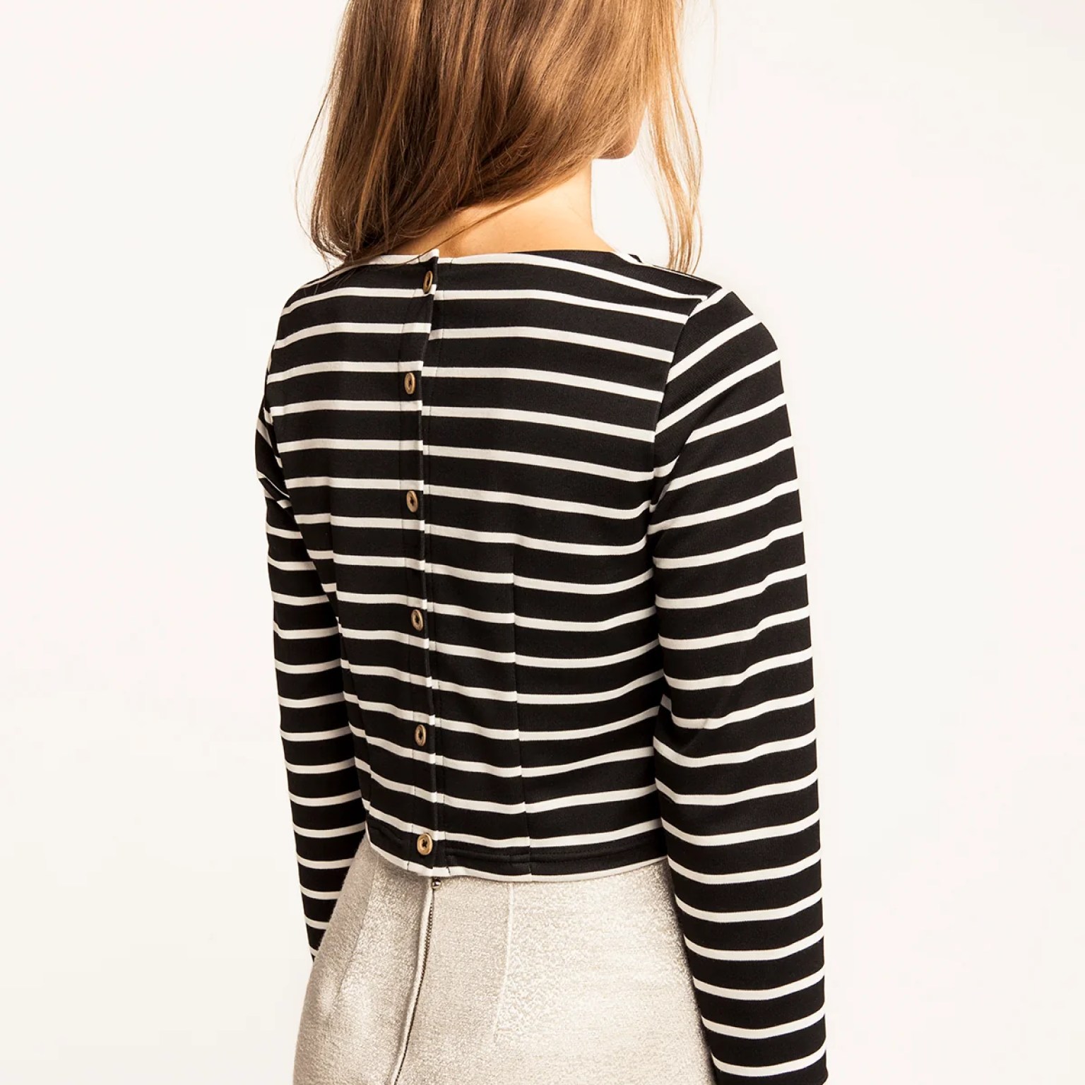 Kanerva Button-Back Tee