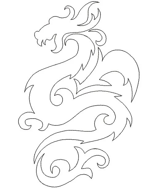 Dragon Quilt Block Embroidery Design Dragon Quilt Block Embroidery Design