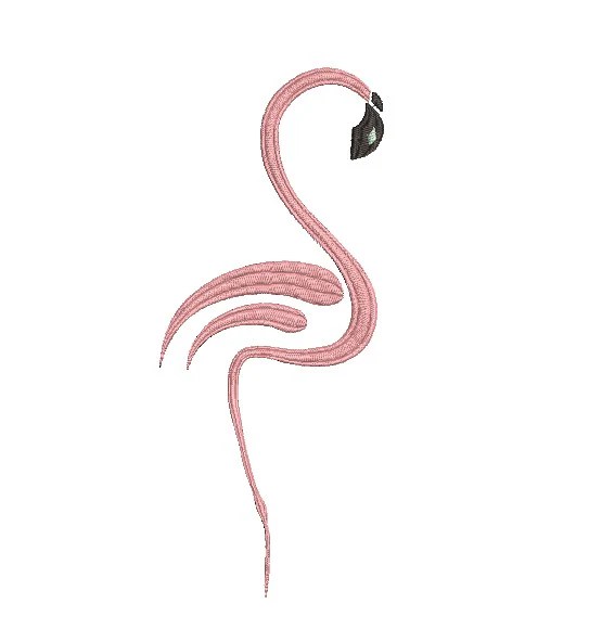 Flamingo Silhouette Machine Embroidery Designs โ 5 Sizes Flamingo Silhouette Machine Embroidery Designs โ 5 Sizes