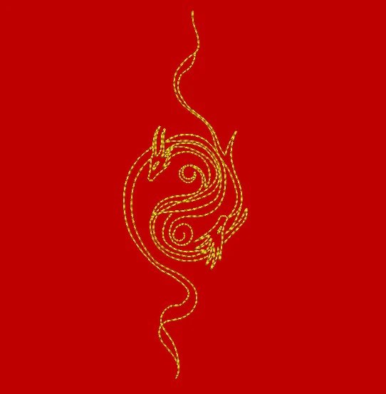 Snake Quilt Block Embroidery Design/ Chinese zodiac Snake Quilt Block Embroidery Design/ Chinese zodiac