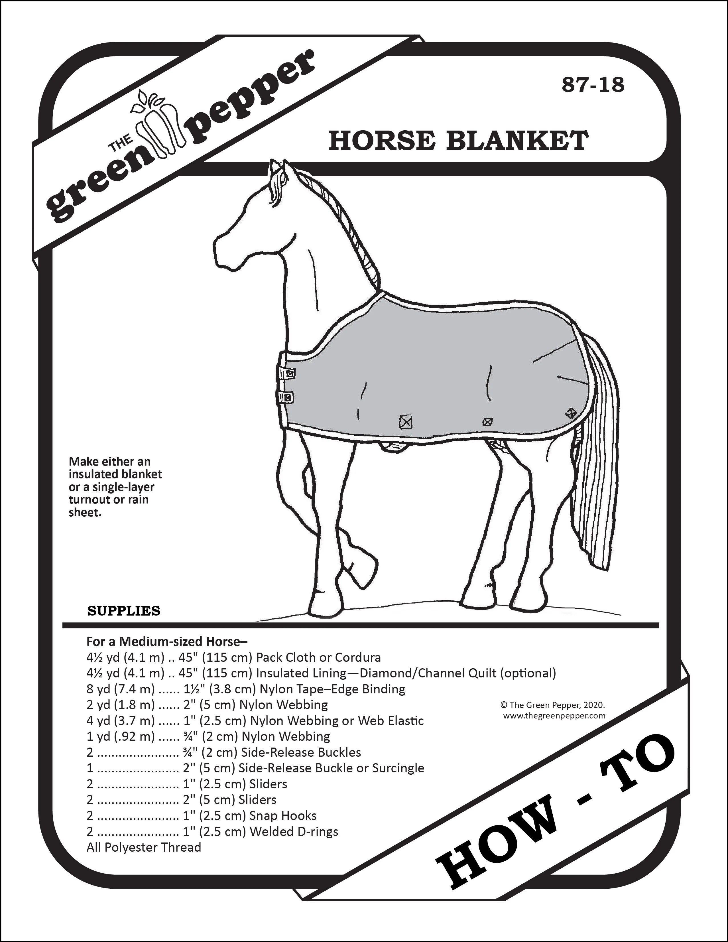 How To: Horse Blanket
