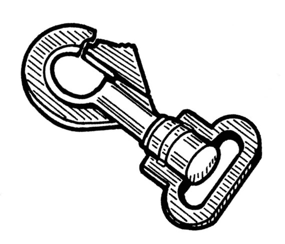 Swivel Snap Black – Spring Swivel Snap Black – Spring