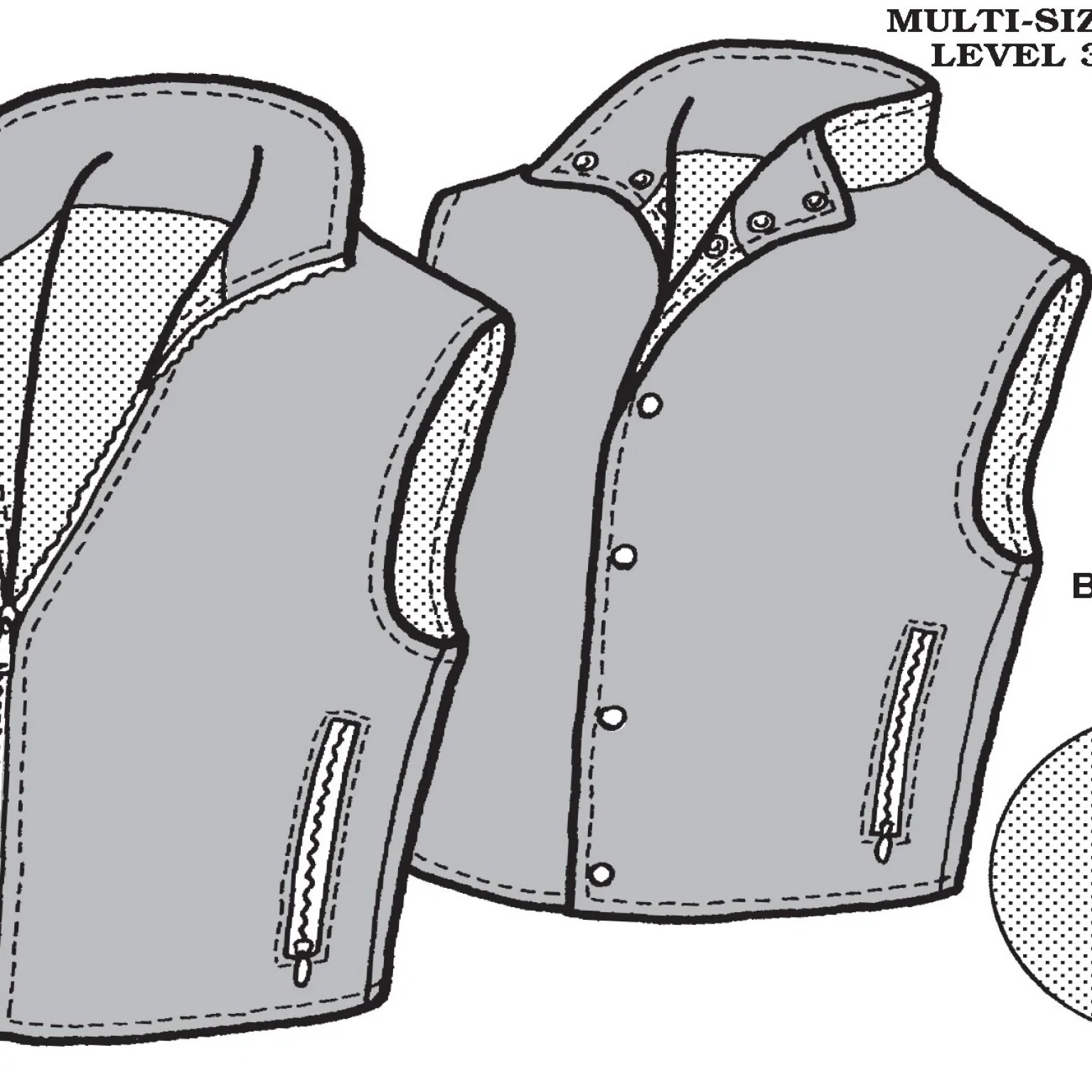 101 – Women’s Santiam Reversible Vest Pattern 101 – Women’s Santiam Reversible Vest Pattern