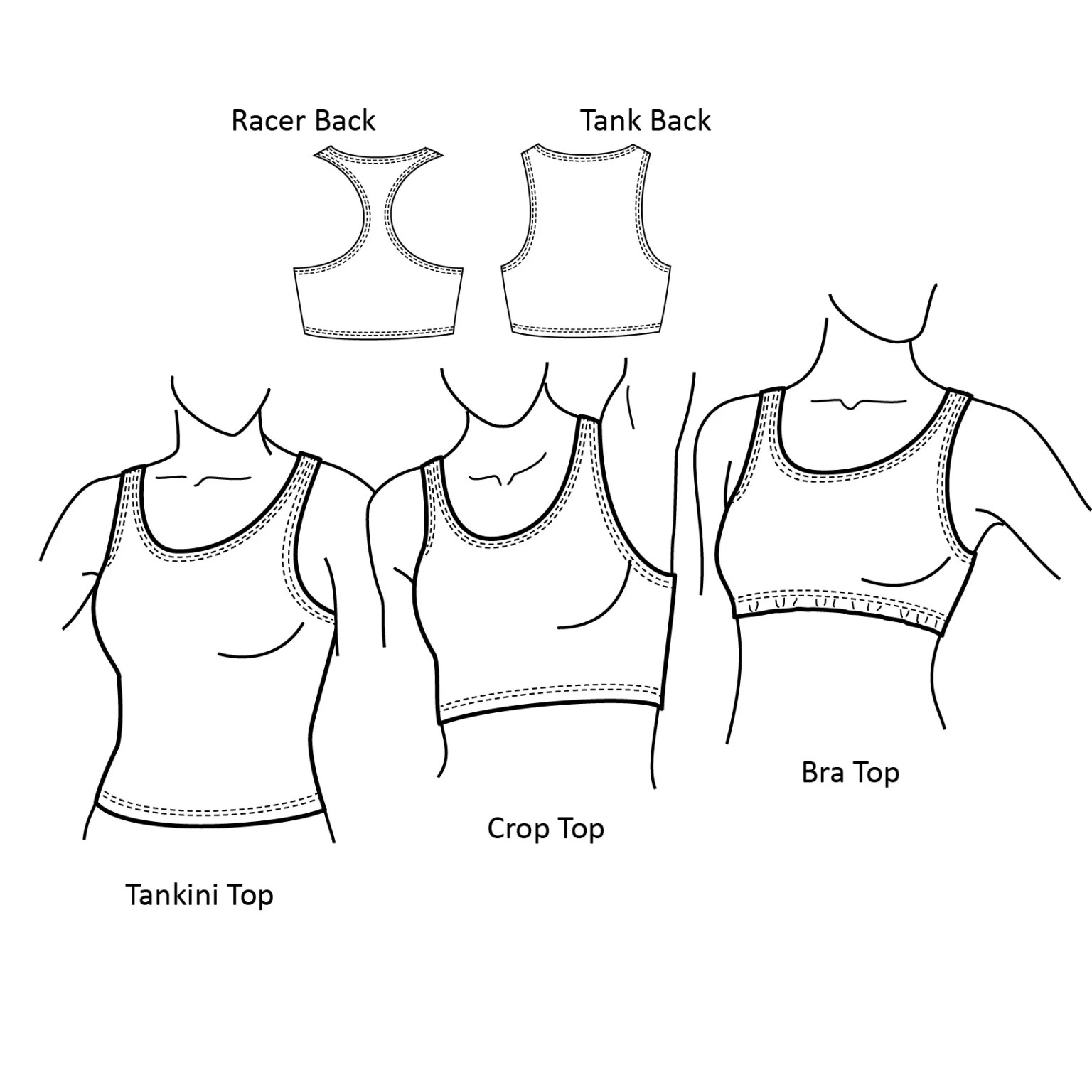 407 – SALE - Women's Mount Saint Helens Hot Top Pattern