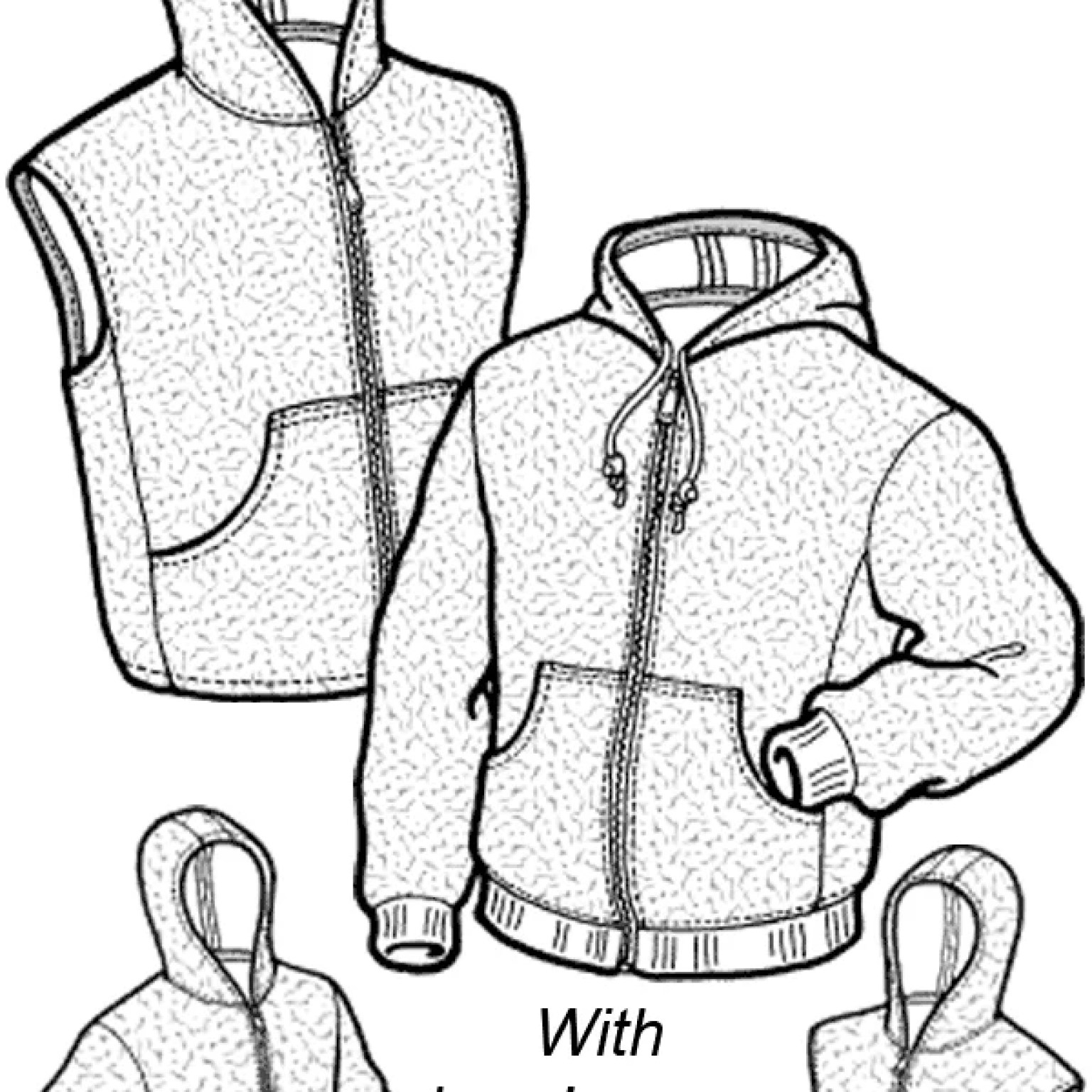 543 – Adult Mount Hood Polar Hoodie Pattern 543 – Adult Mount Hood Polar Hoodie Pattern