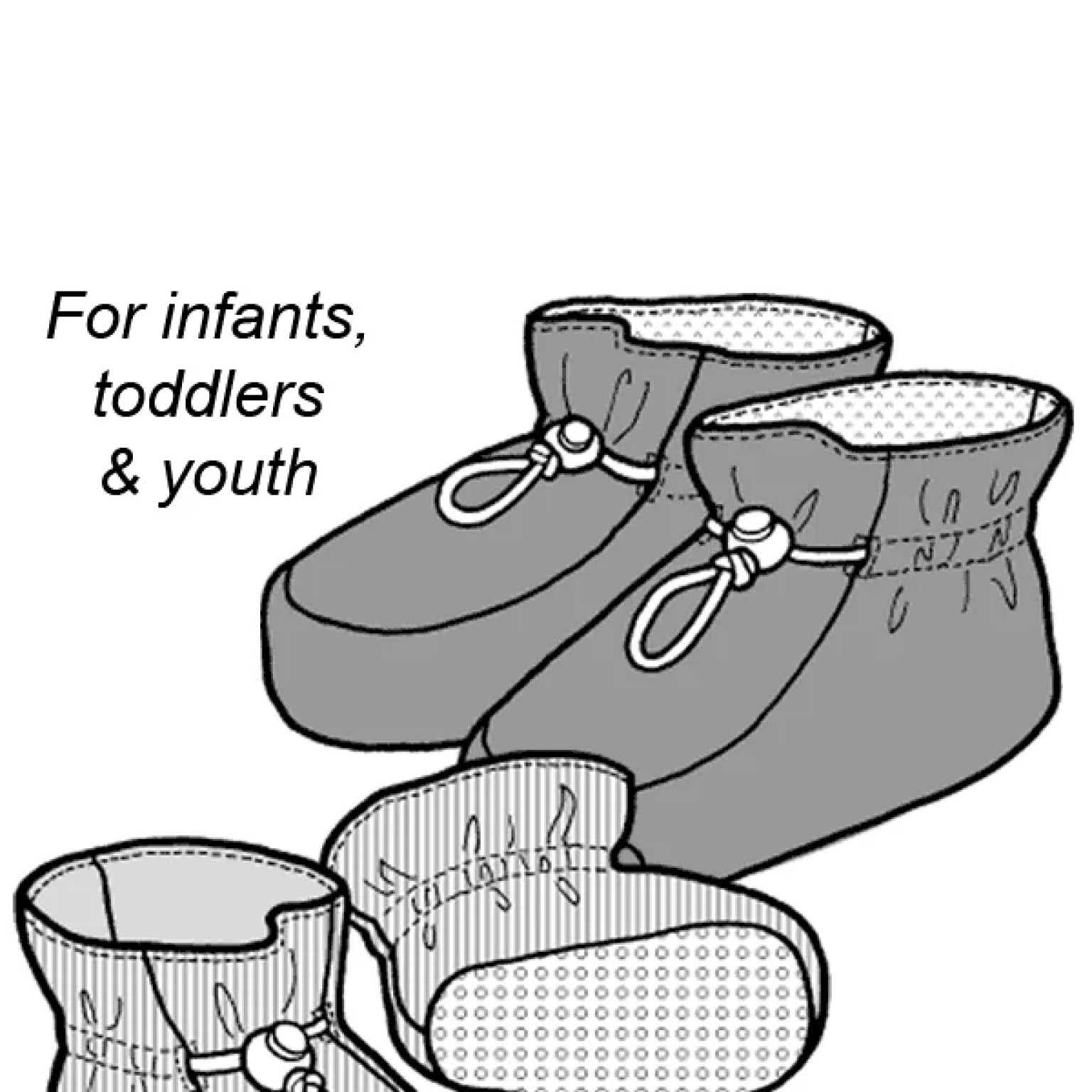 557 – Kid’s Snuggle Booties Pattern 557 – Kid’s Snuggle Booties Pattern