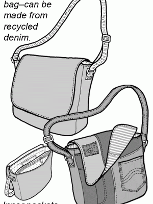 555 – Village Courier Bag Pattern 555 – Village Courier Bag Pattern