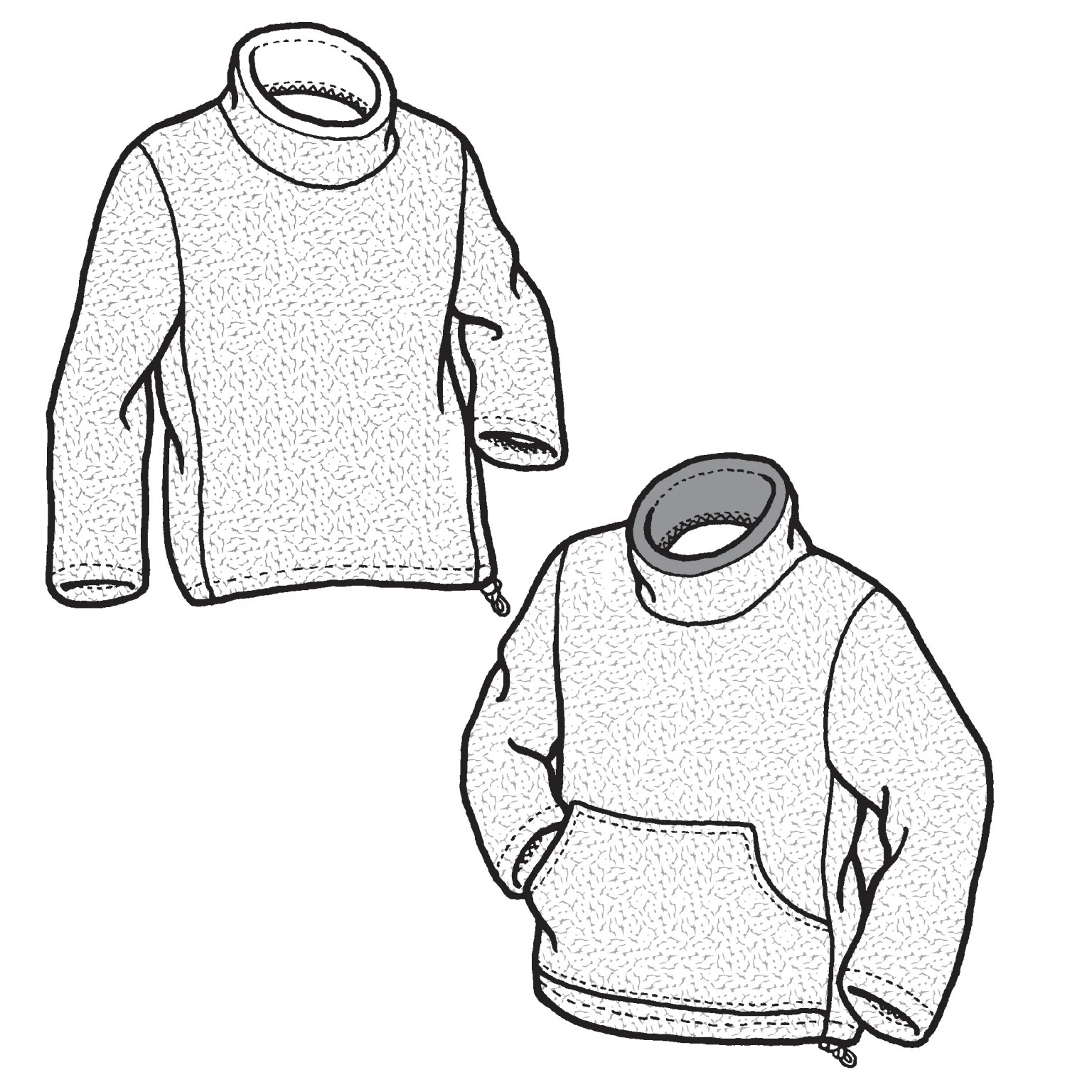 520 – Adult’s Mock Turtle Polar Sweater Pattern 520 – Adult’s Mock Turtle Polar Sweater Pattern
