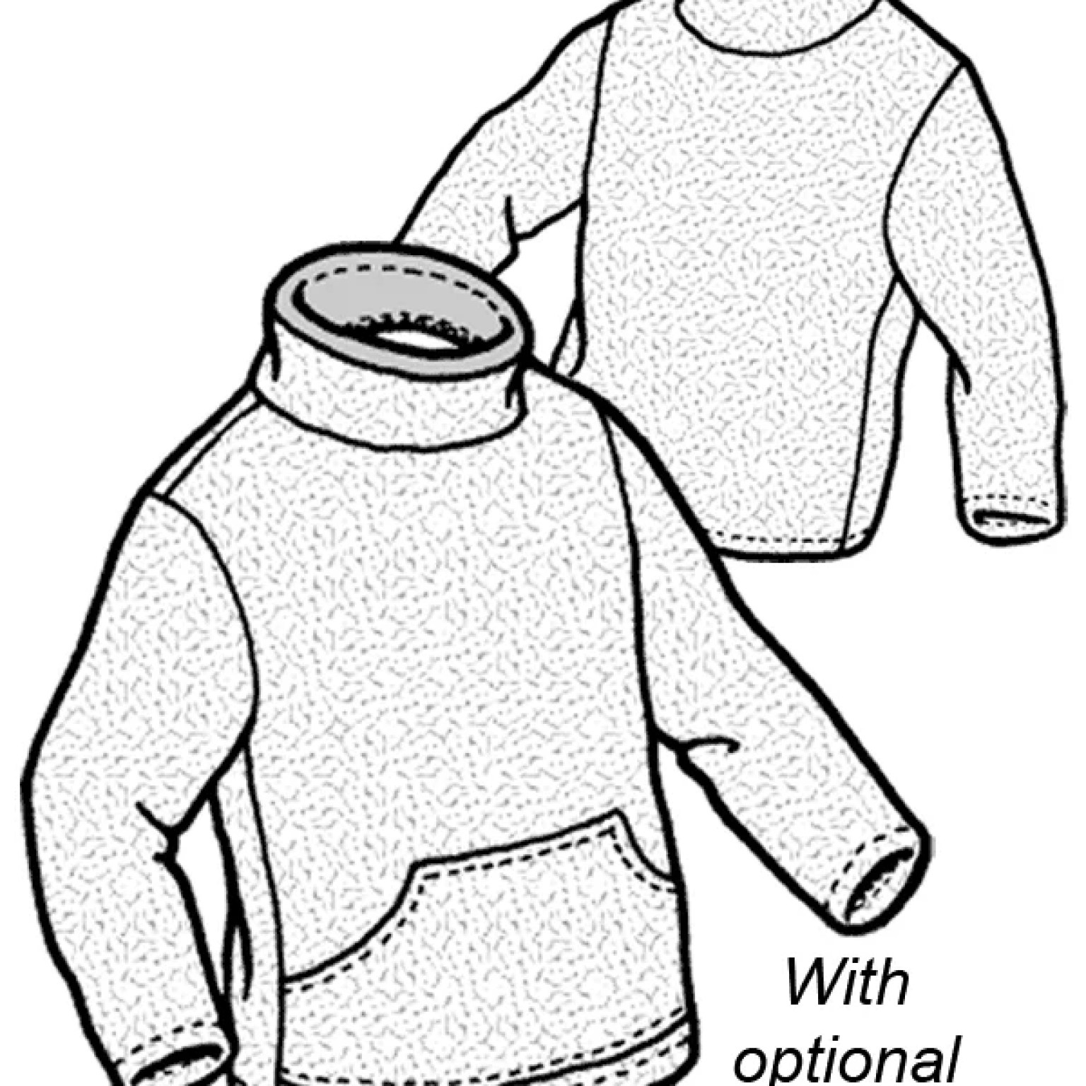 521 – Kid’s Mock Turtle Polar Sweater Pattern 521 – Kid’s Mock Turtle Polar Sweater Pattern