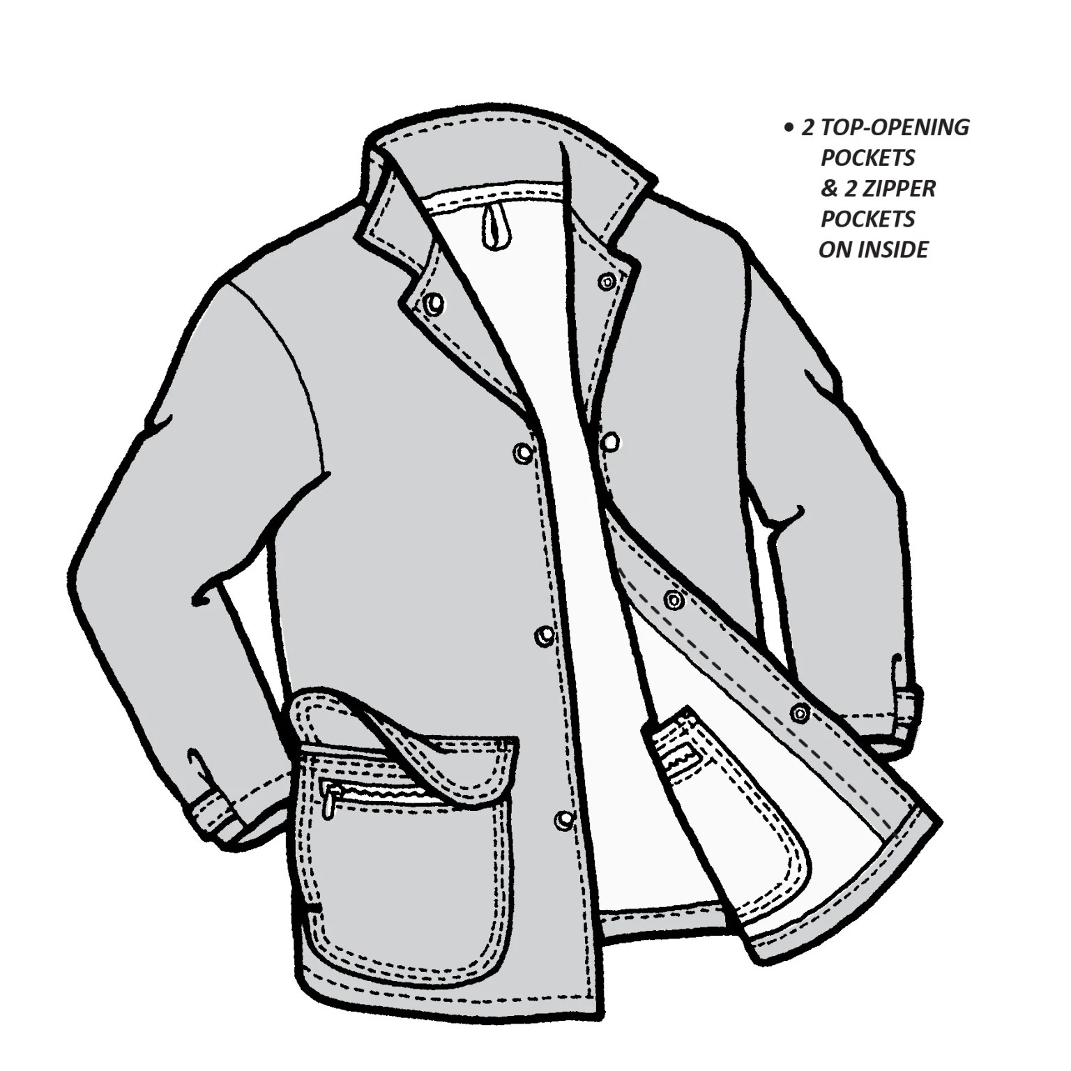 537 – Adult’s Frenchglen Barn Jacket Pattern 537 – Adult’s Frenchglen Barn Jacket Pattern