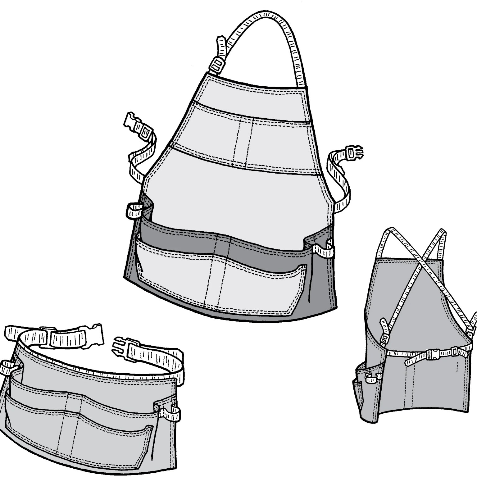 536 – Work Apron & Tool Belt Pattern 536 – Work Apron & Tool Belt Pattern