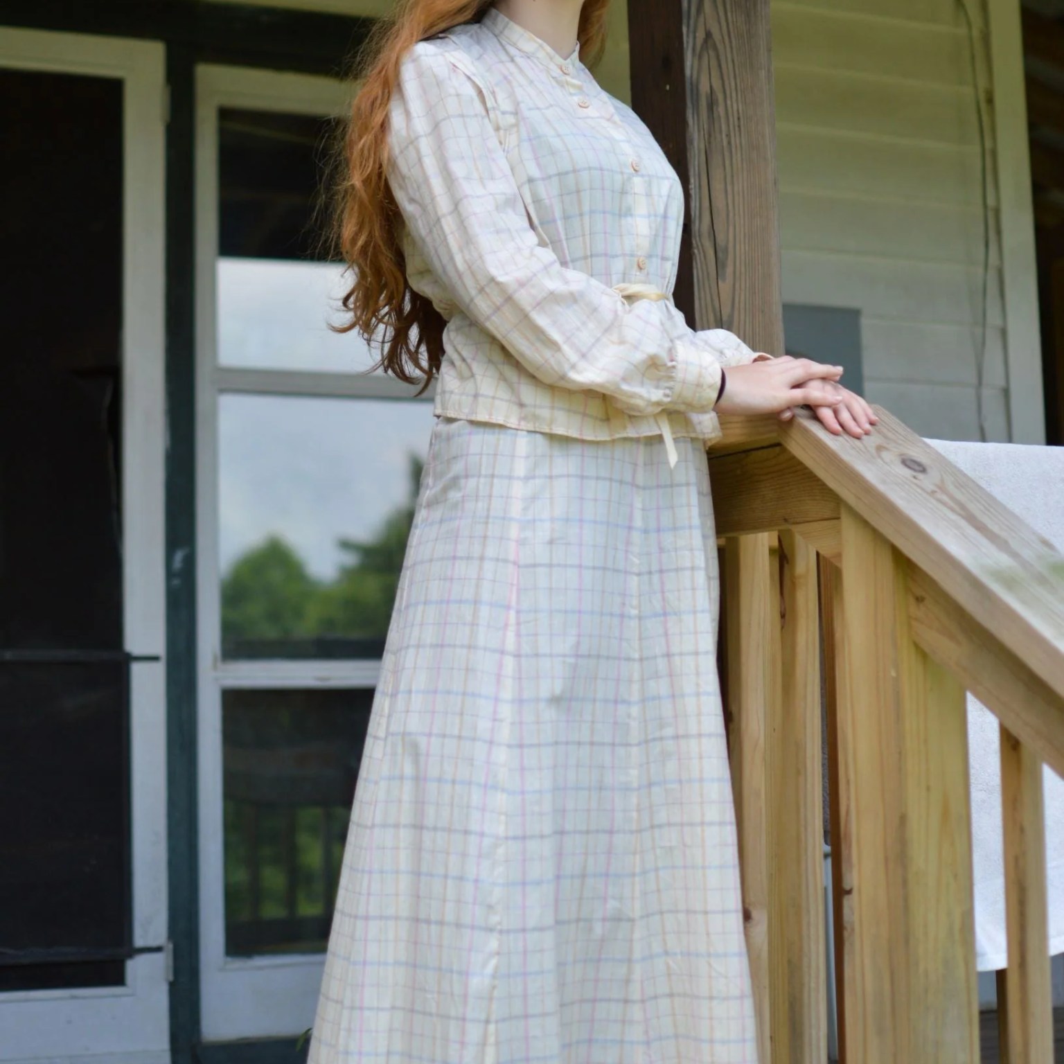 216 Schoolmistress' Shirtwaist & Skirt - PDF