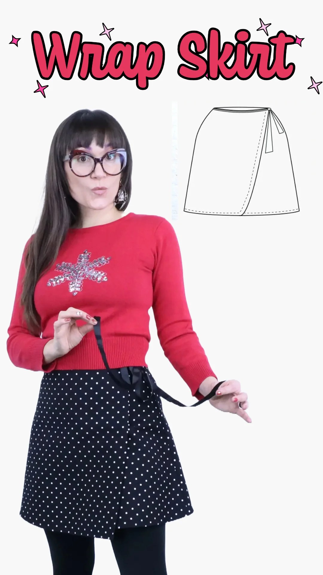 Wrap skirt PDF Sewing Pattern Wrap skirt PDF Sewing Pattern