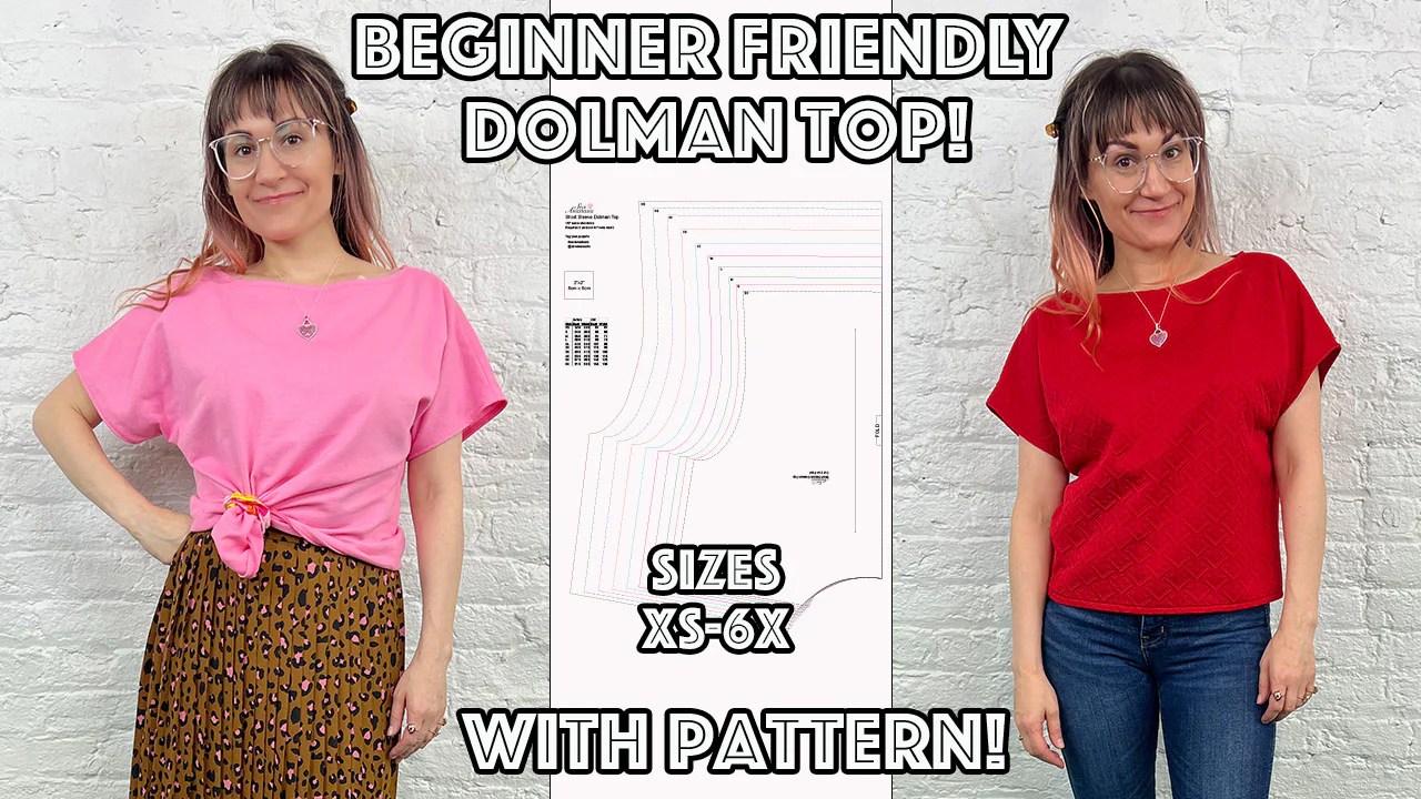 Dolman Top Digital PDF Sewing Pattern Dolman Top Digital PDF Sewing Pattern