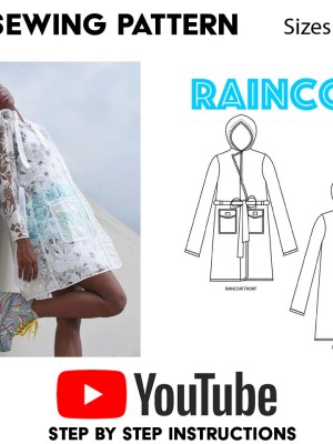 Raincoat Sewing Pattern PDF Raincoat Sewing Pattern PDF