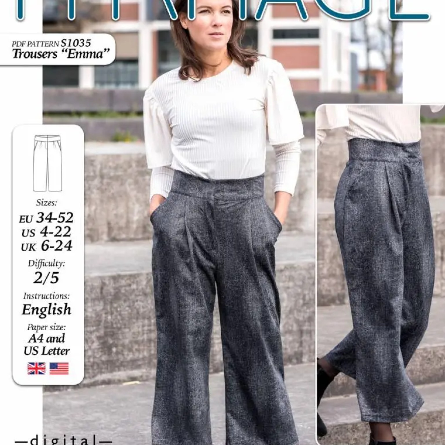 S1035 Trousers Emma