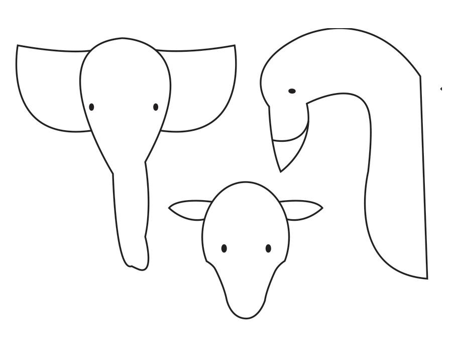 P1013 Animals Heads Wally P1013 Animals Heads Wally