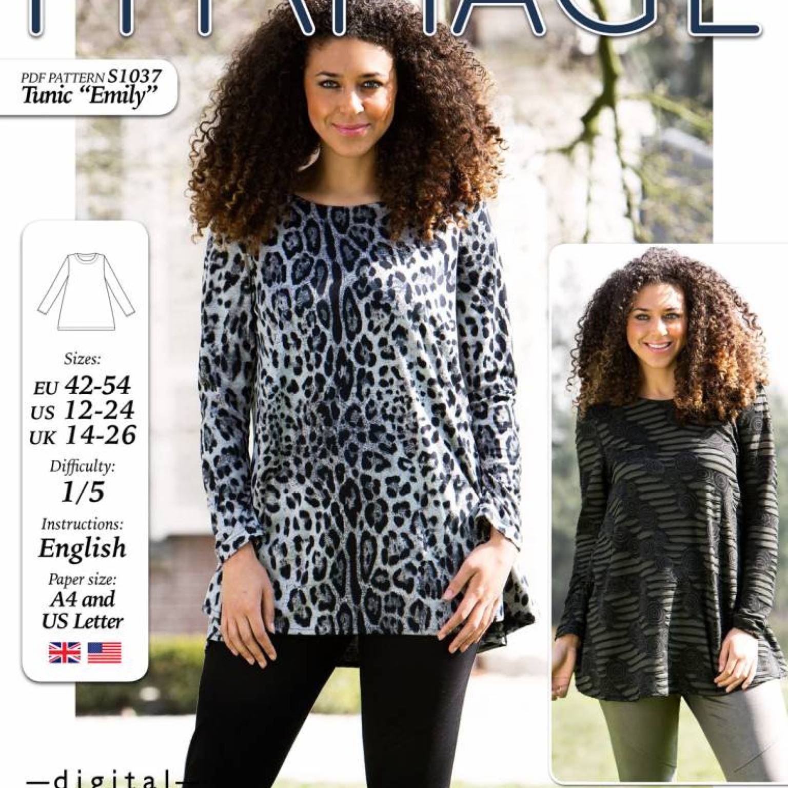 S1037 Tunic Emily S1037 Tunic Emily
