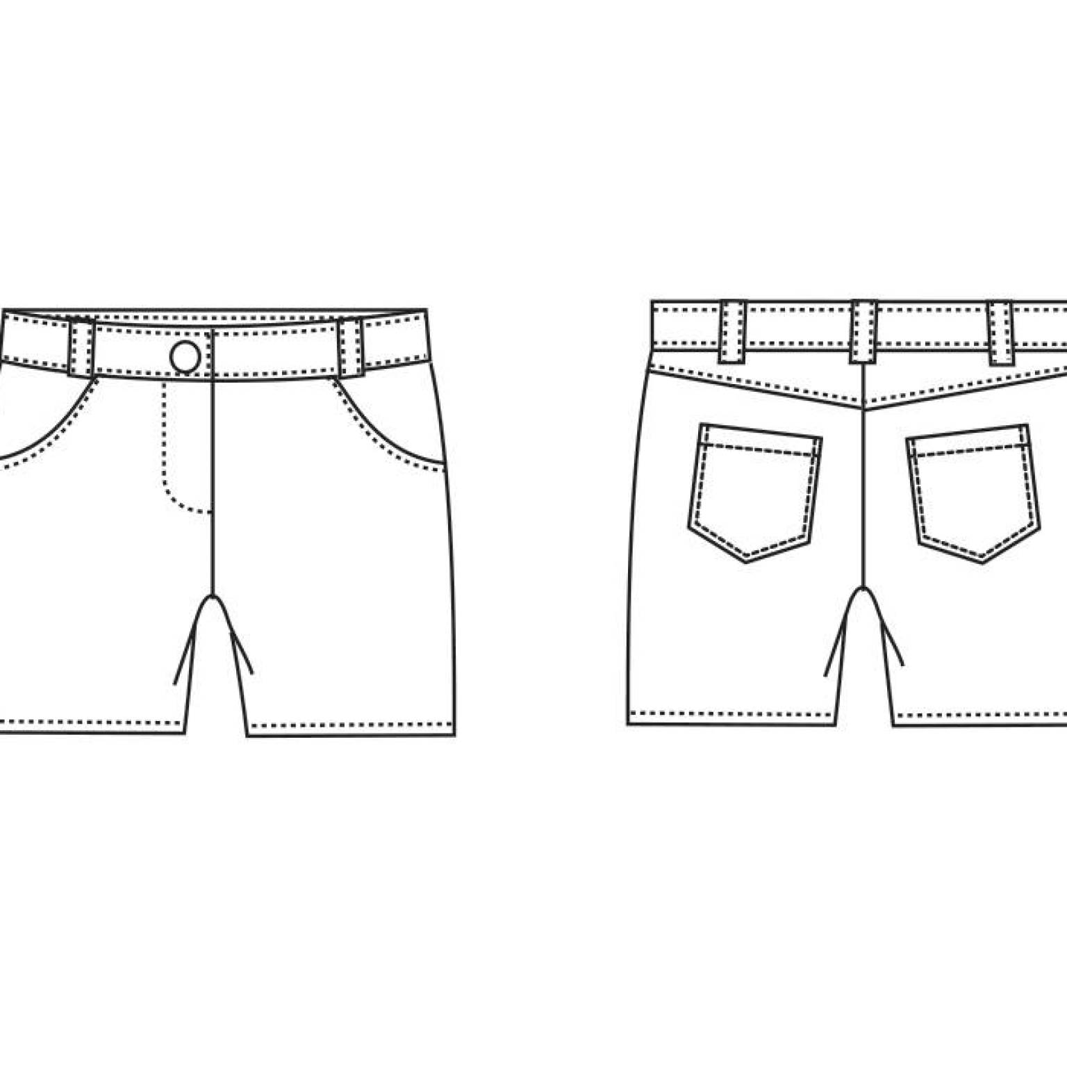 S1044 Shorts Amber