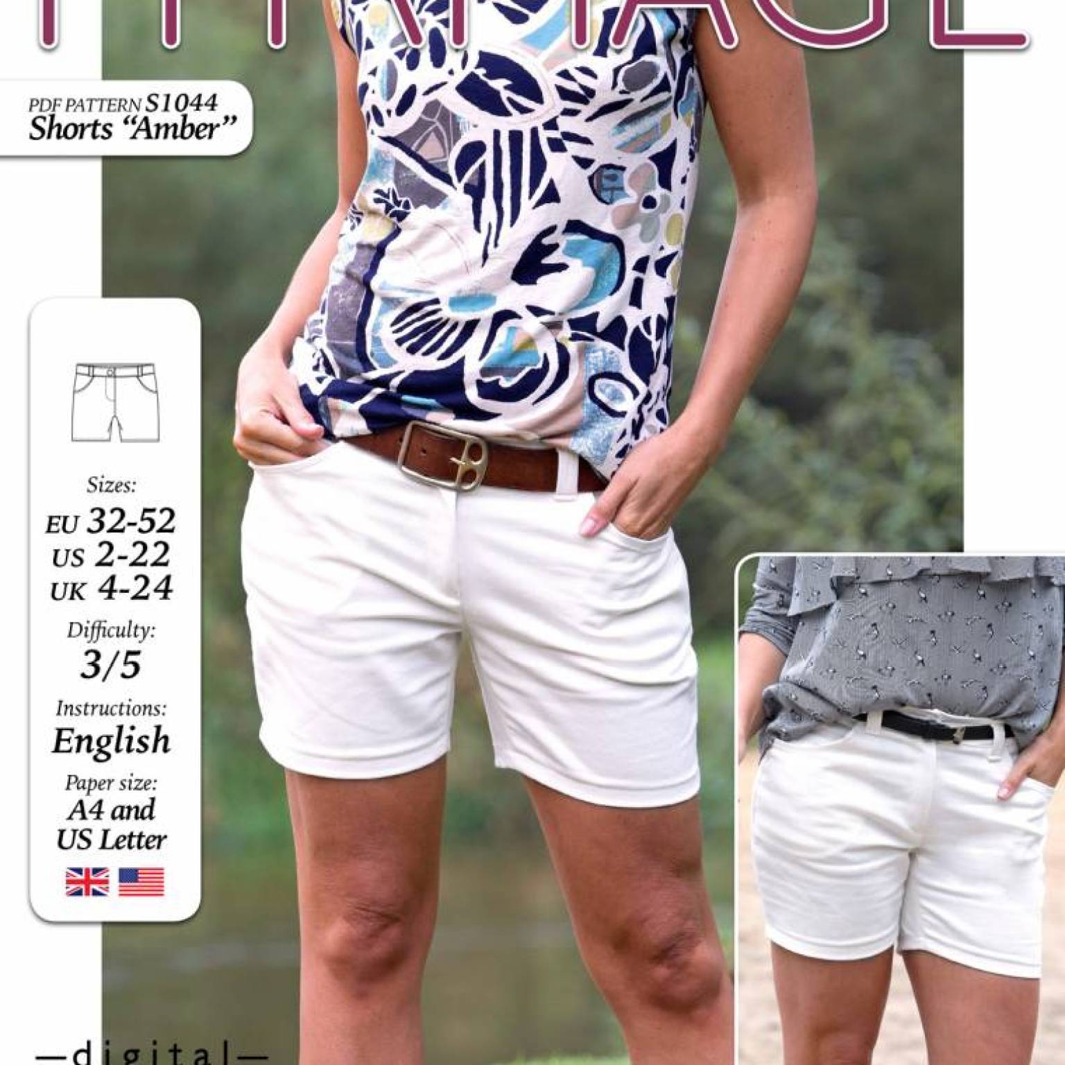 S1044 Shorts Amber S1044 Shorts Amber