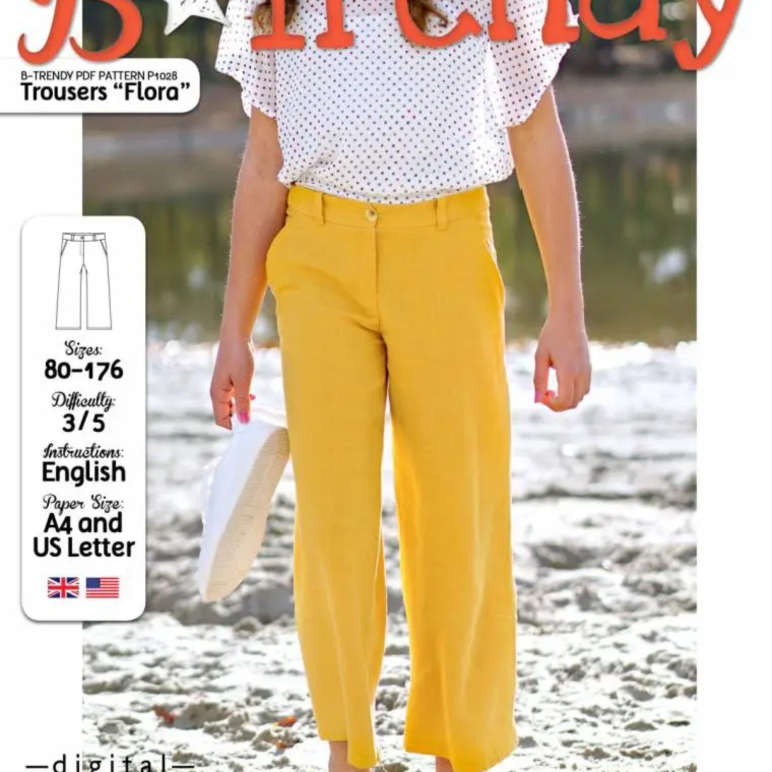 P1028 Trousers Flora P1028 Trousers Flora