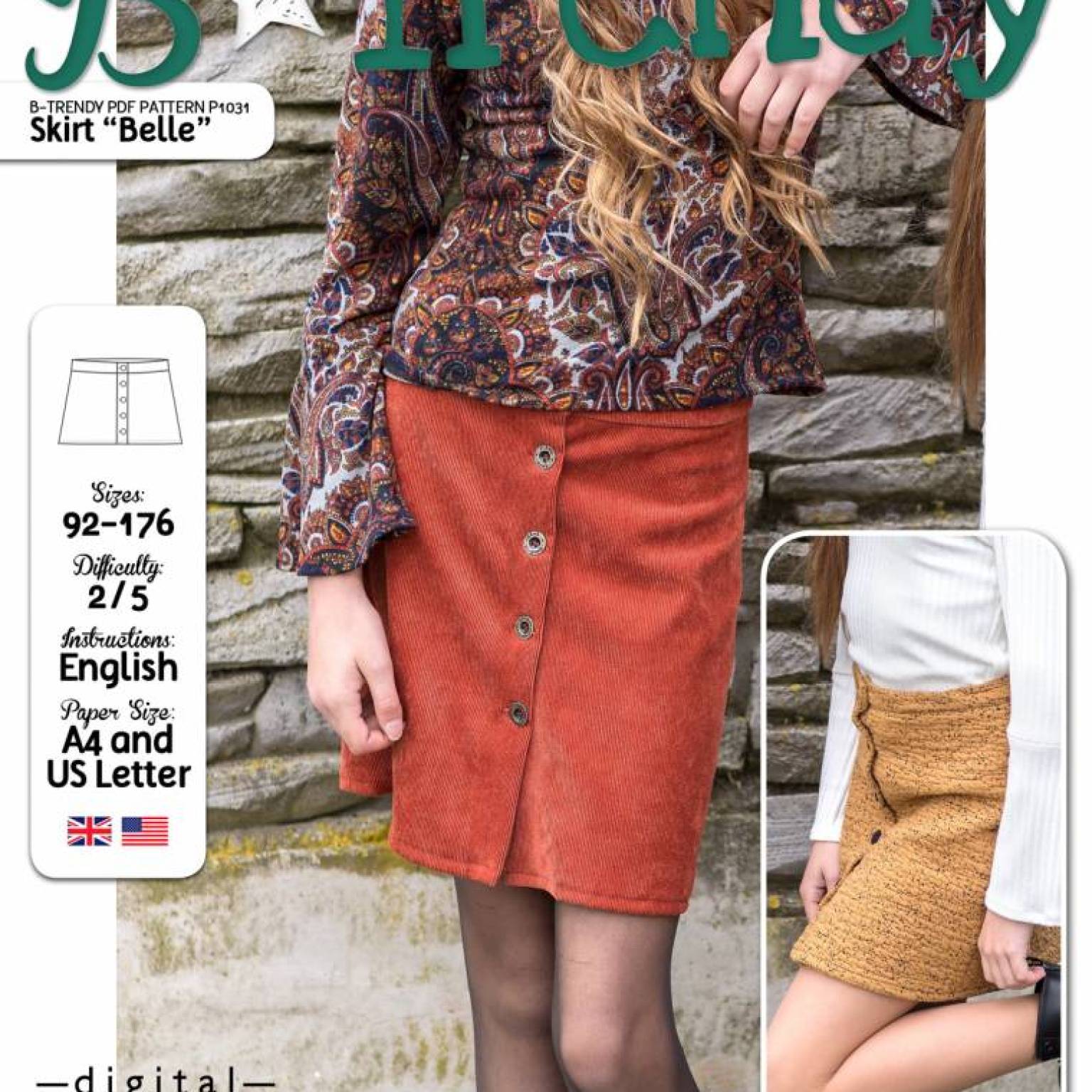 P1031 Skirt Belle P1031 Skirt Belle