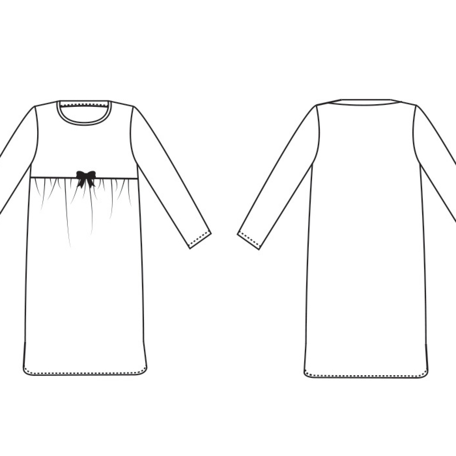 P1042 Night dress Charlotte