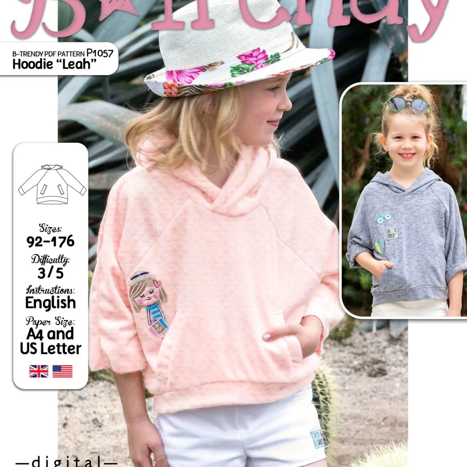 P1057 Hoodie Leah P1057 Hoodie Leah