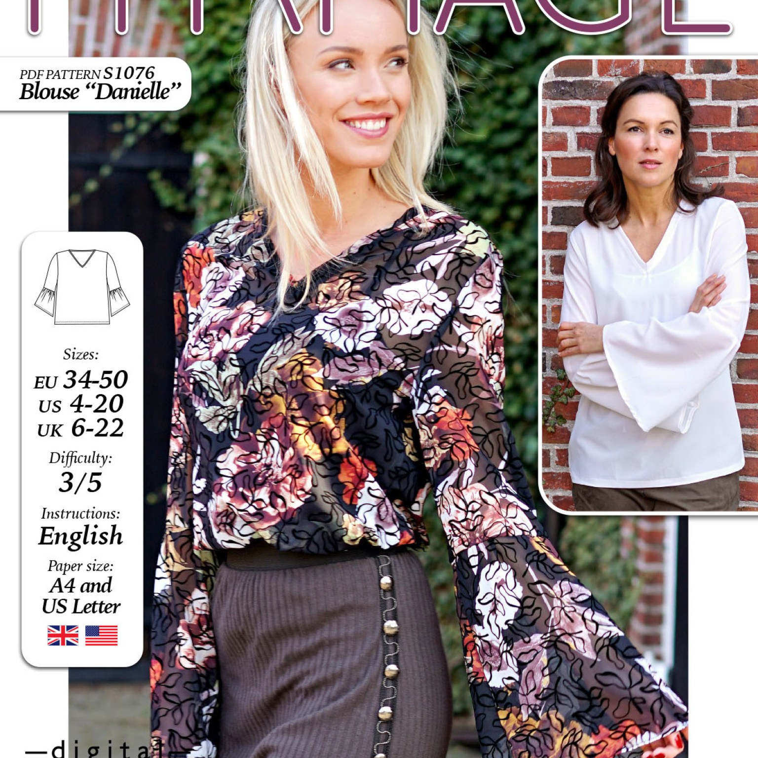 S1076 Blouse Danielle S1076 Blouse Danielle