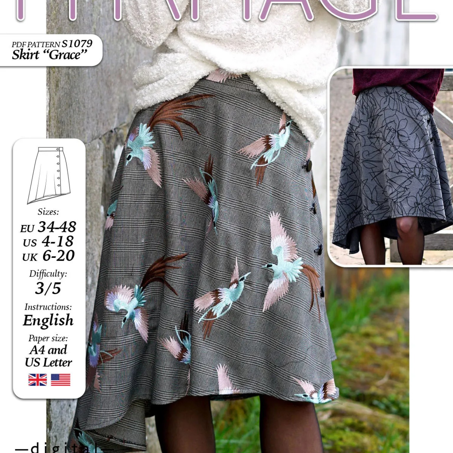 S1079 Skirt Grace S1079 Skirt Grace