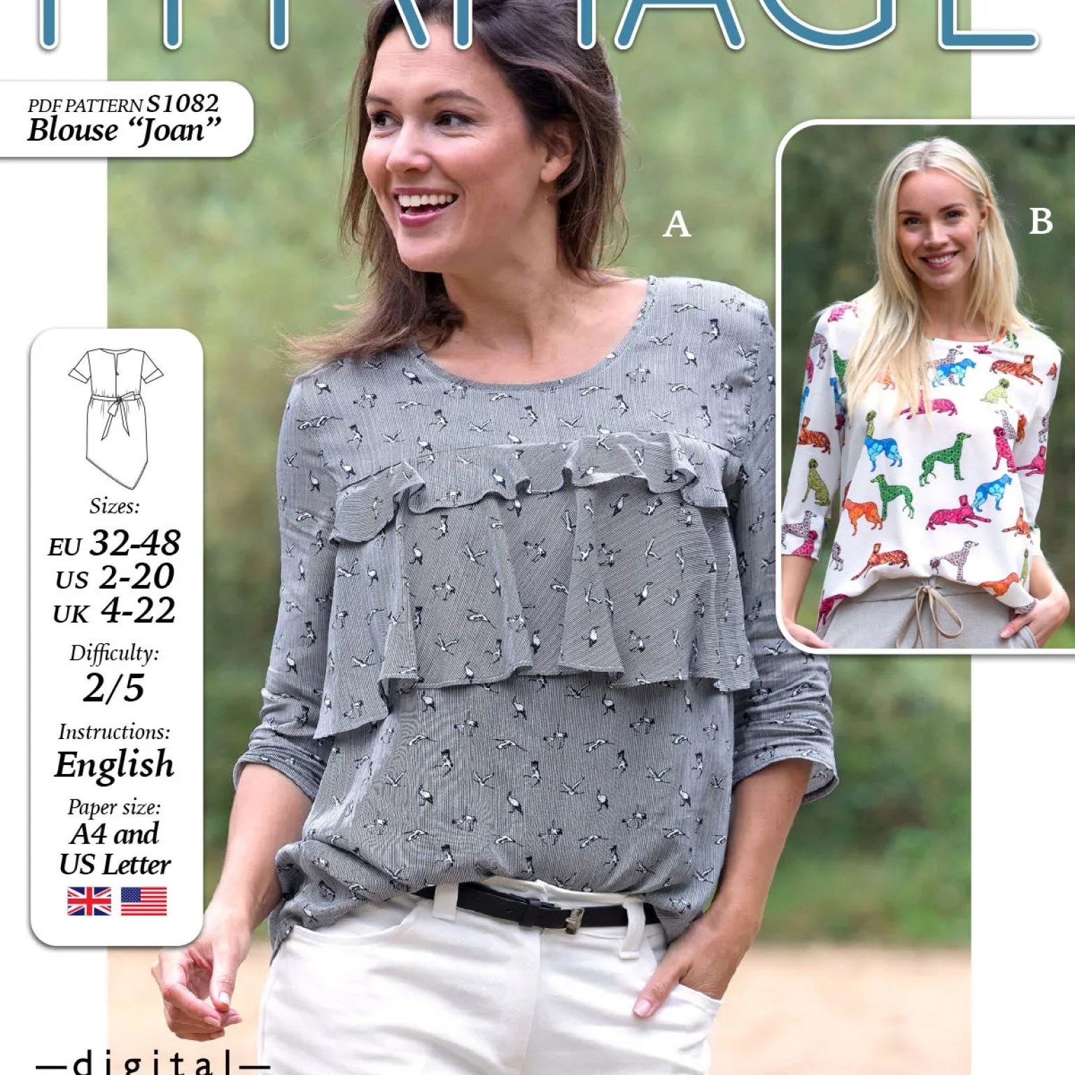 S1082 Blouse Joan S1082 Blouse Joan