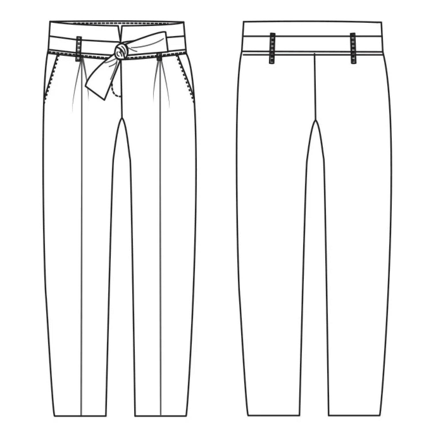 S1073 Trousers Jade