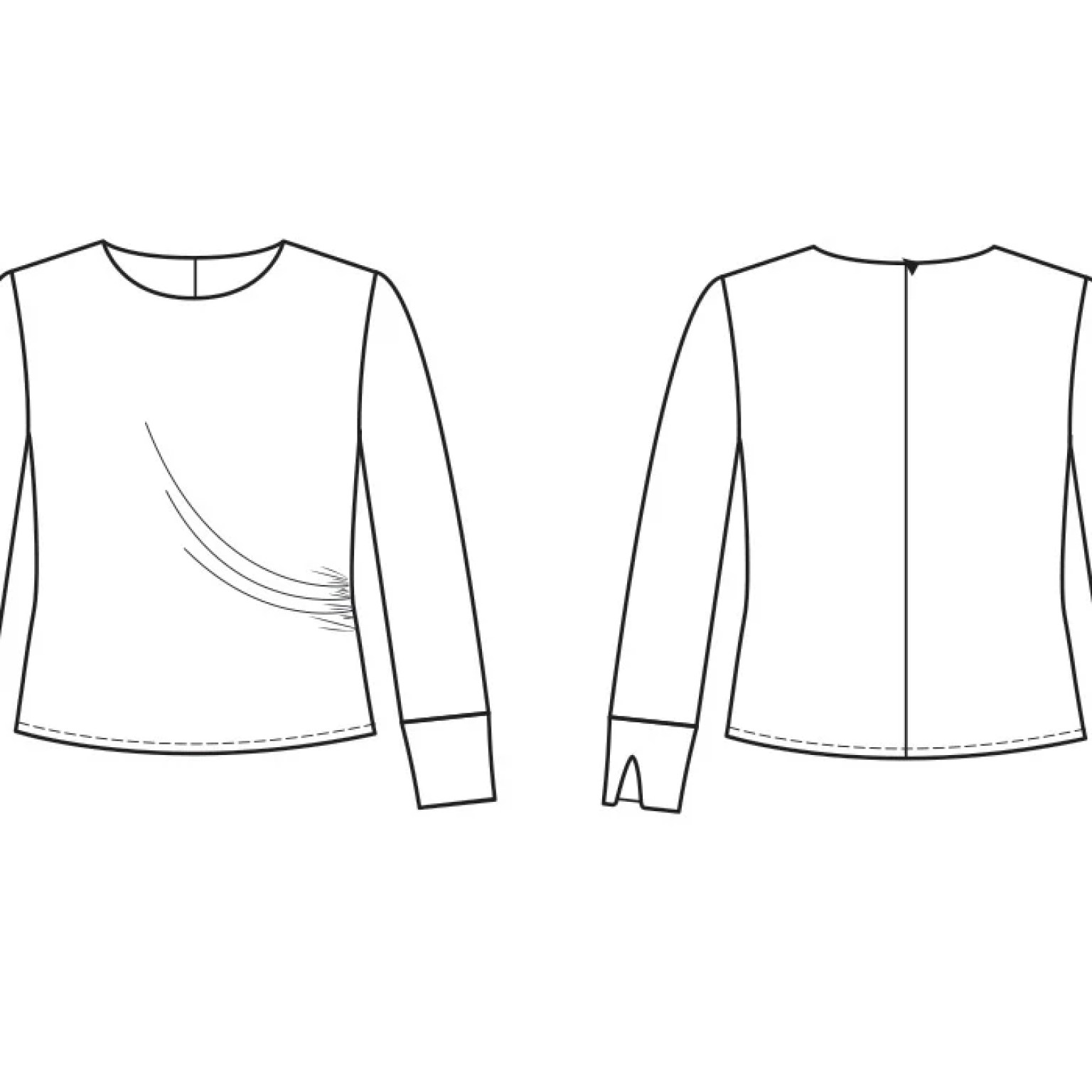 S1104 Blouse Willow