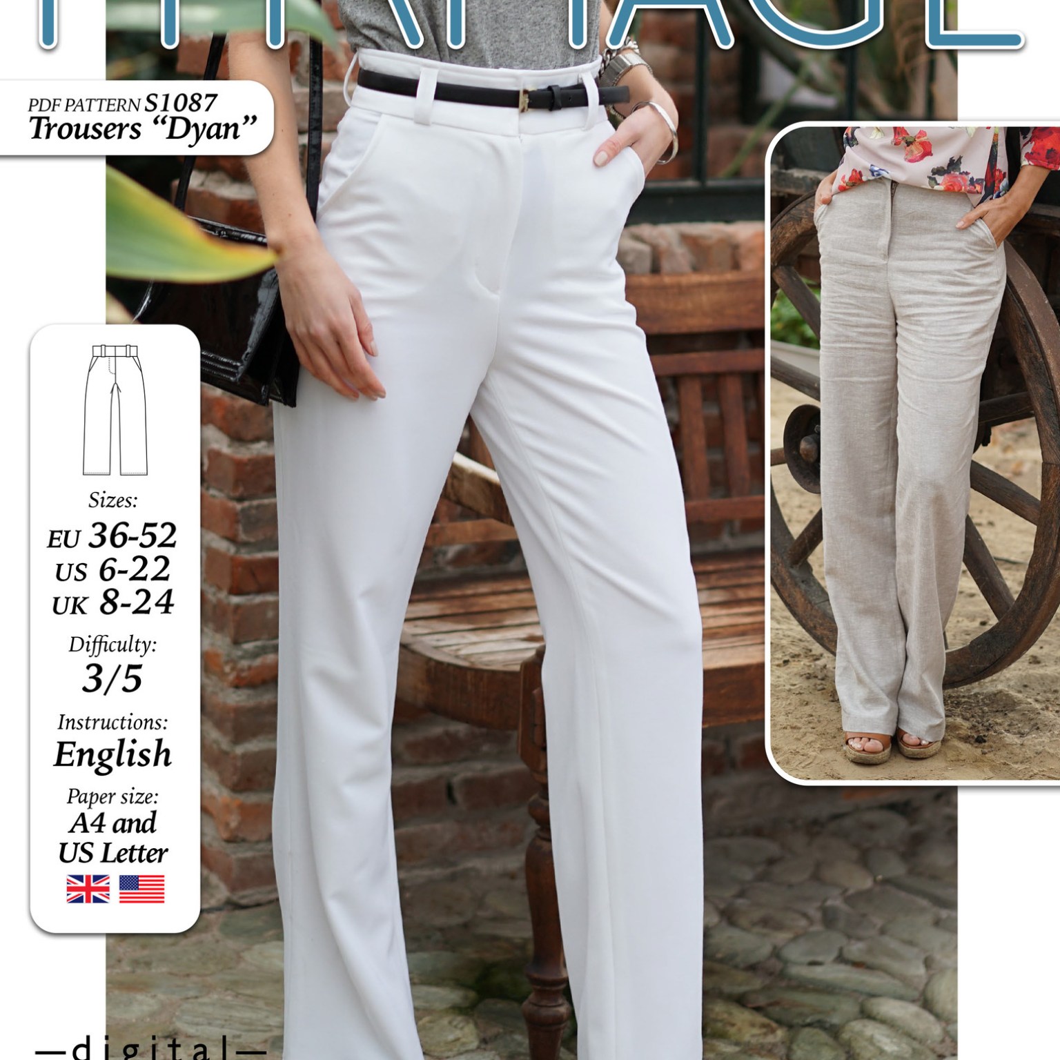 S1087 TrousersDyan S1087 TrousersDyan