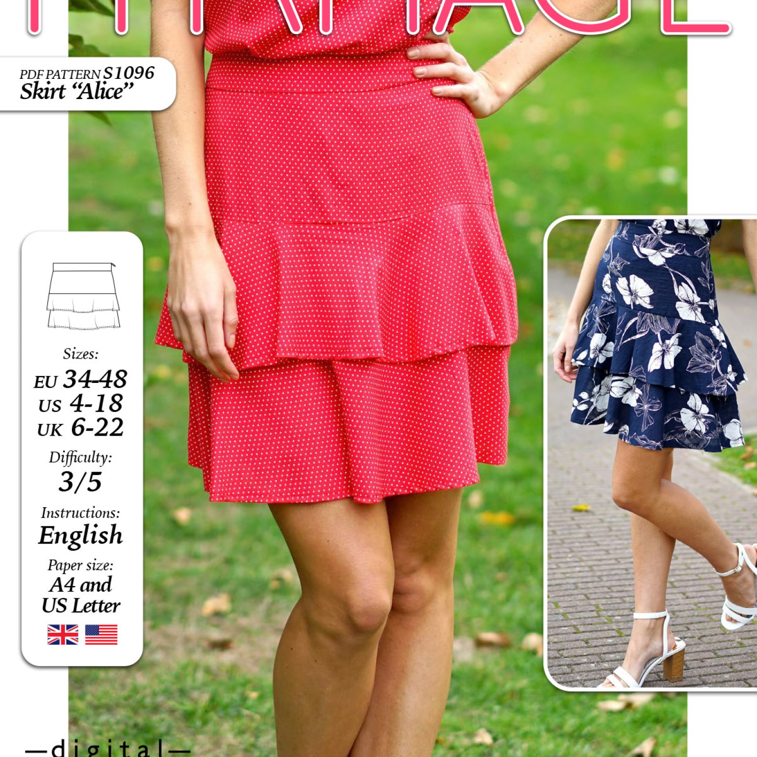 S1096 Skirt Alice S1096 Skirt Alice