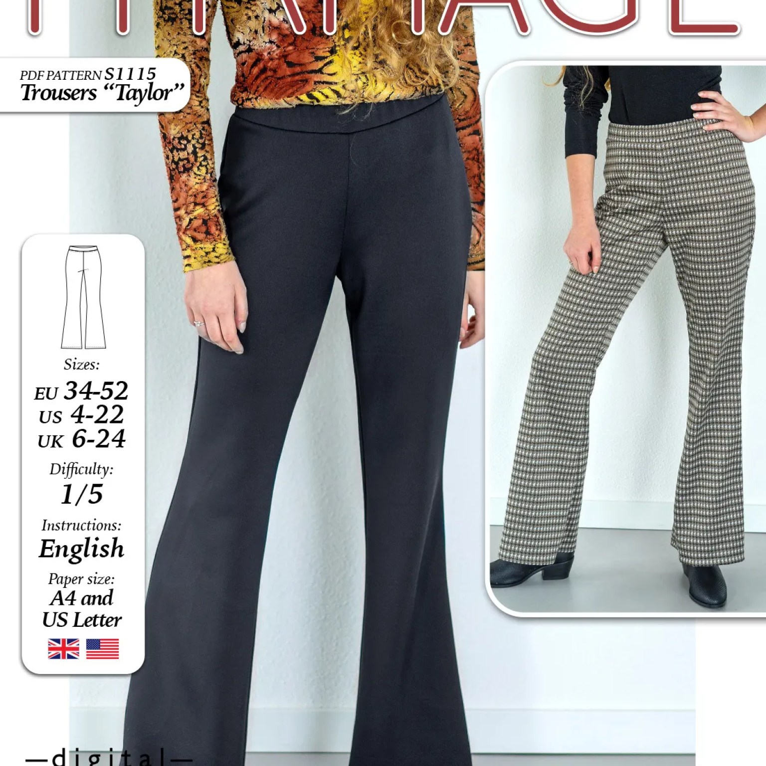 S1115 Trousers Taylor S1115 Trousers Taylor