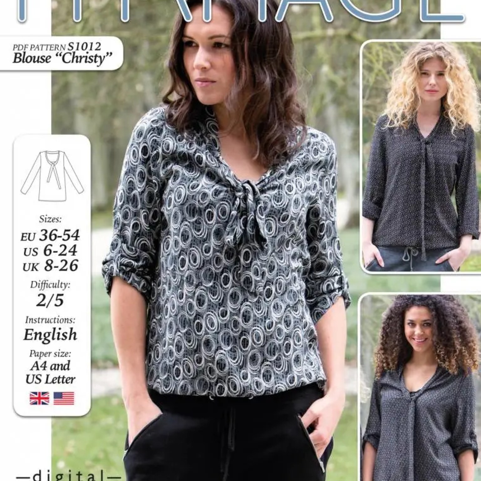 S1012 Blouse Christy S1012 Blouse Christy