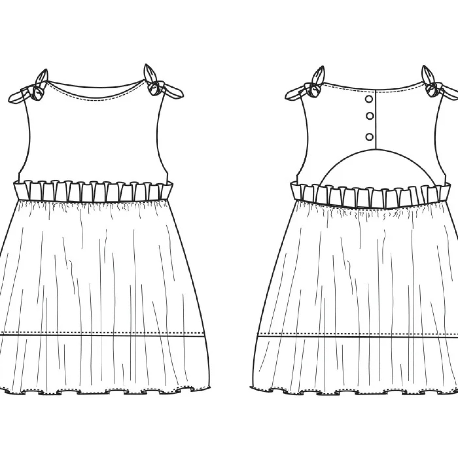 P1069 Dress Hilde