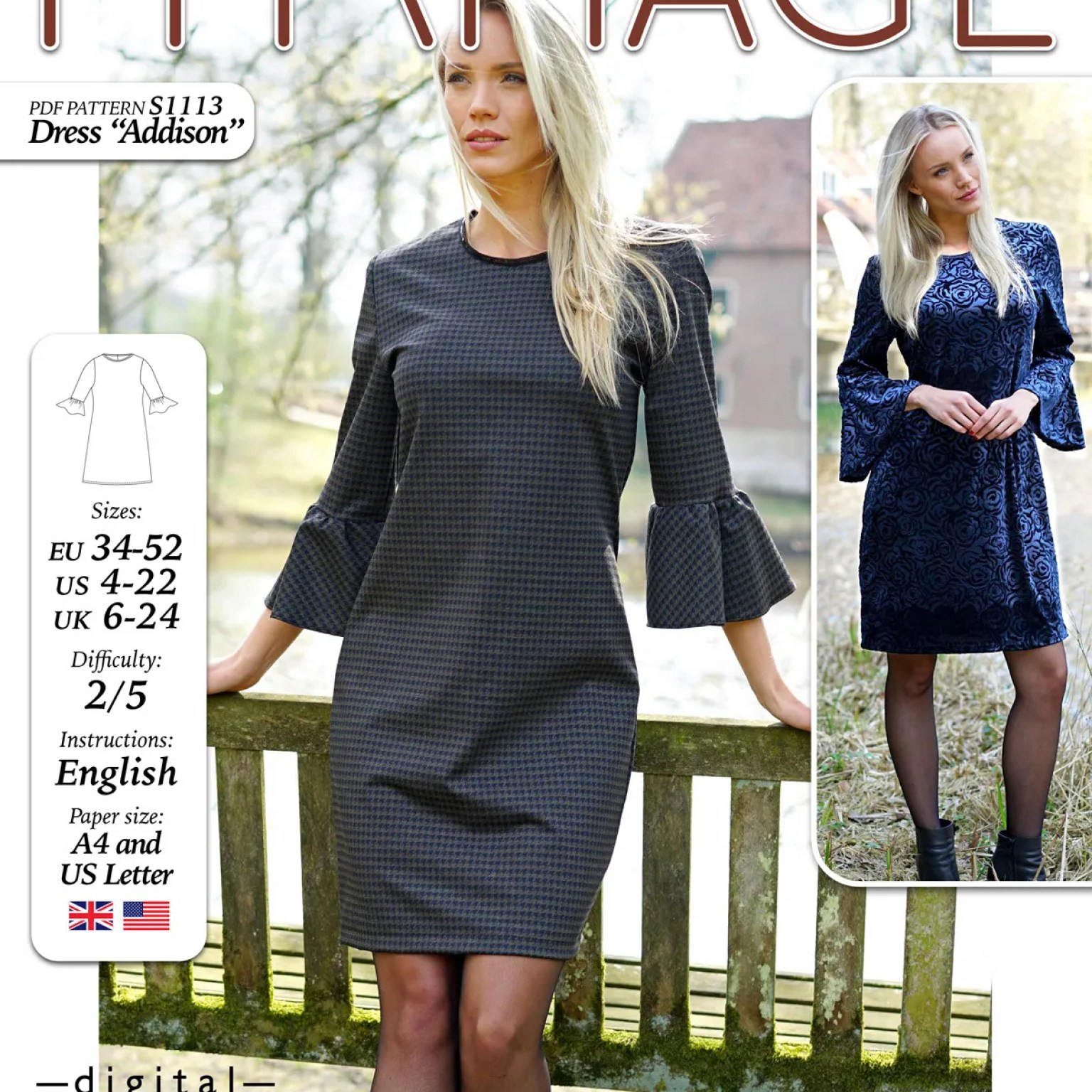 S1113 Dress Addison