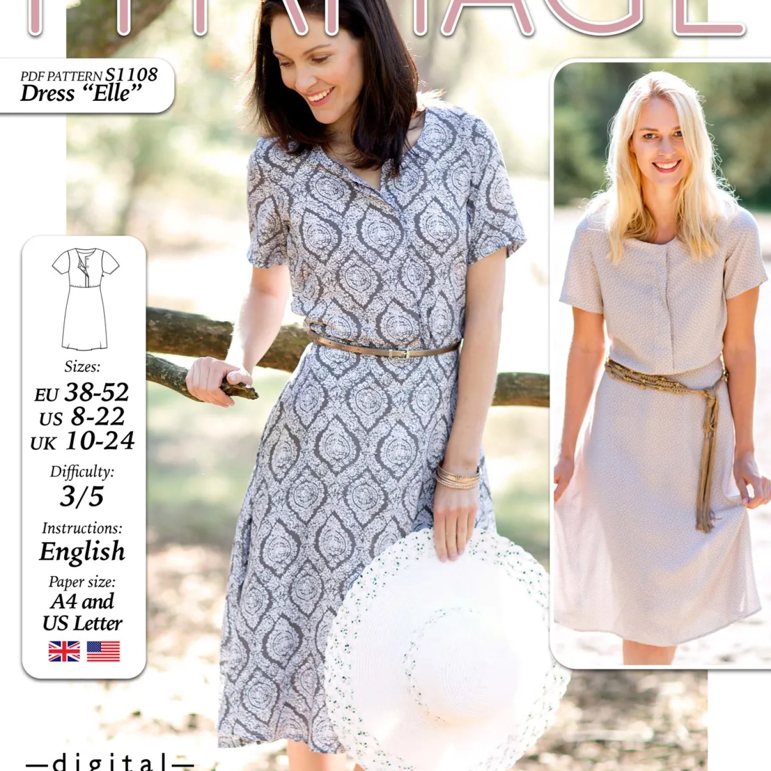S1108 Dress Elle