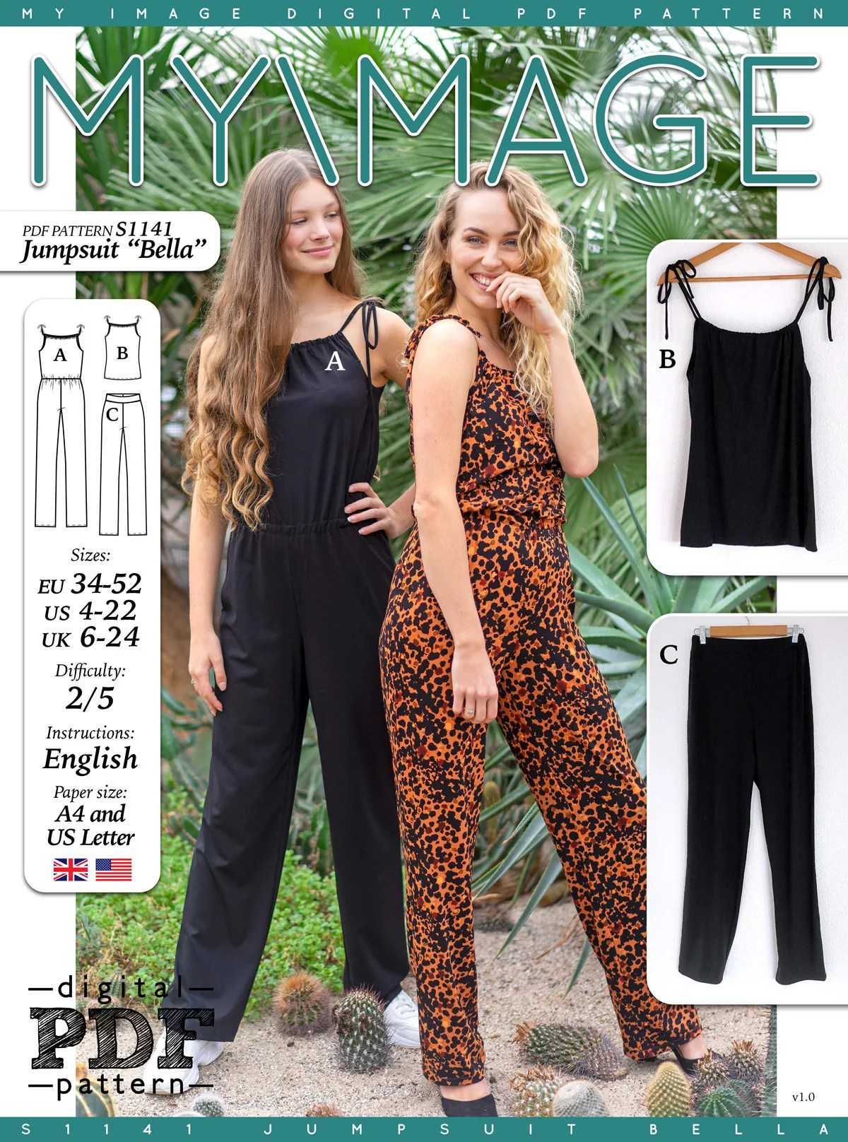 S1141 Jumpsuit Bella S1141 Jumpsuit Bella