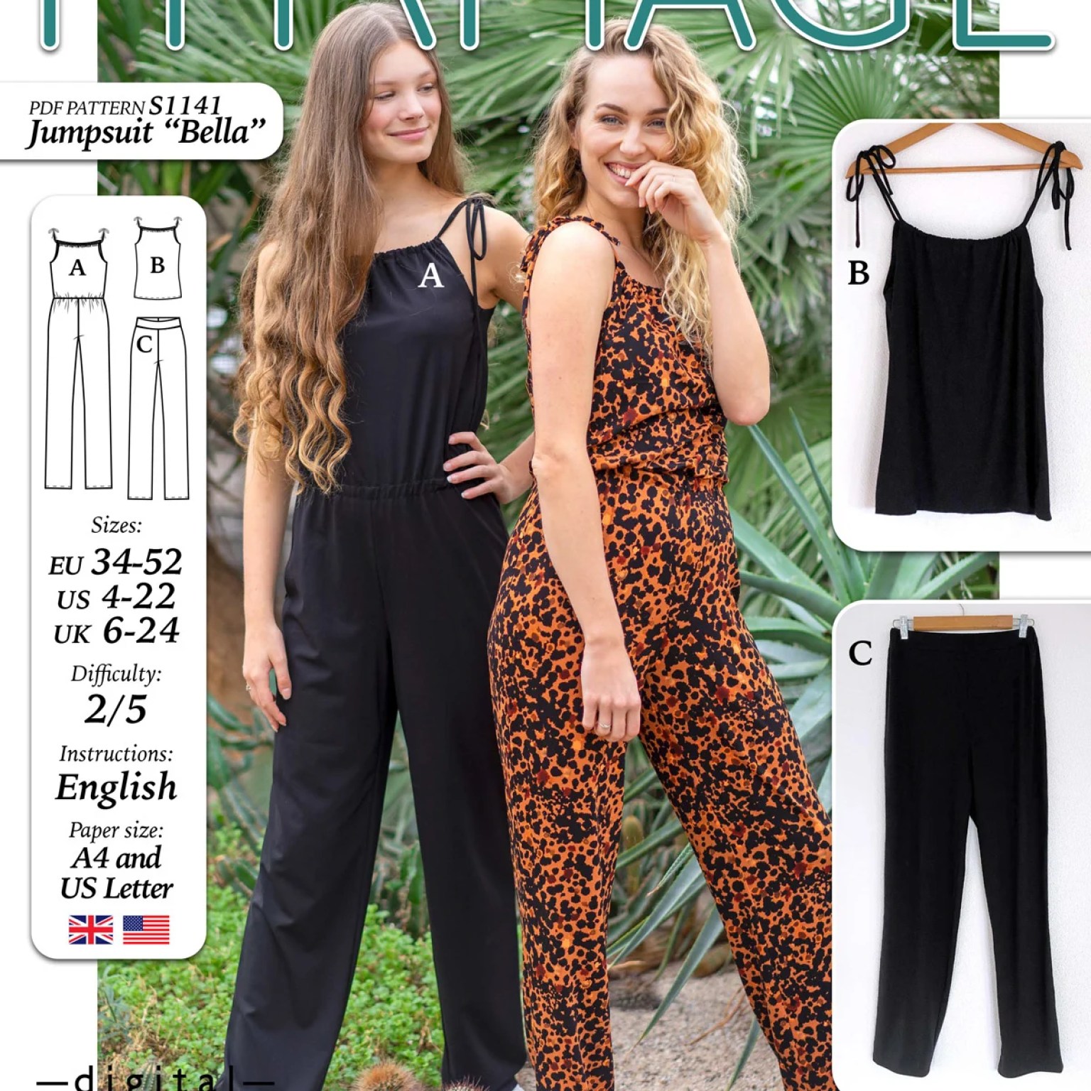 S1141 Jumpsuit Bella
